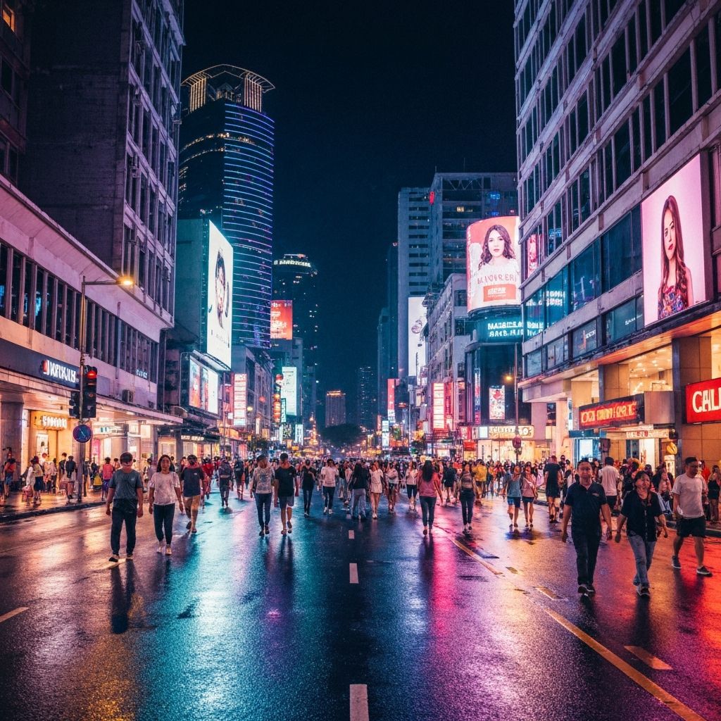 Bukit Bintang shopping district - Top Malaysia tourist attraction for eVisa travelers