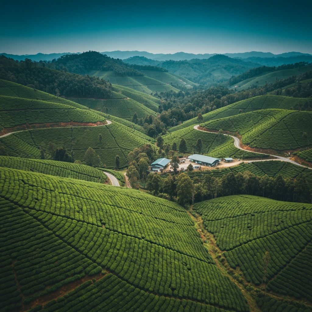 Cameron Highlands tea plantation - Scenic Malaysia hill station for eVisa visitors
