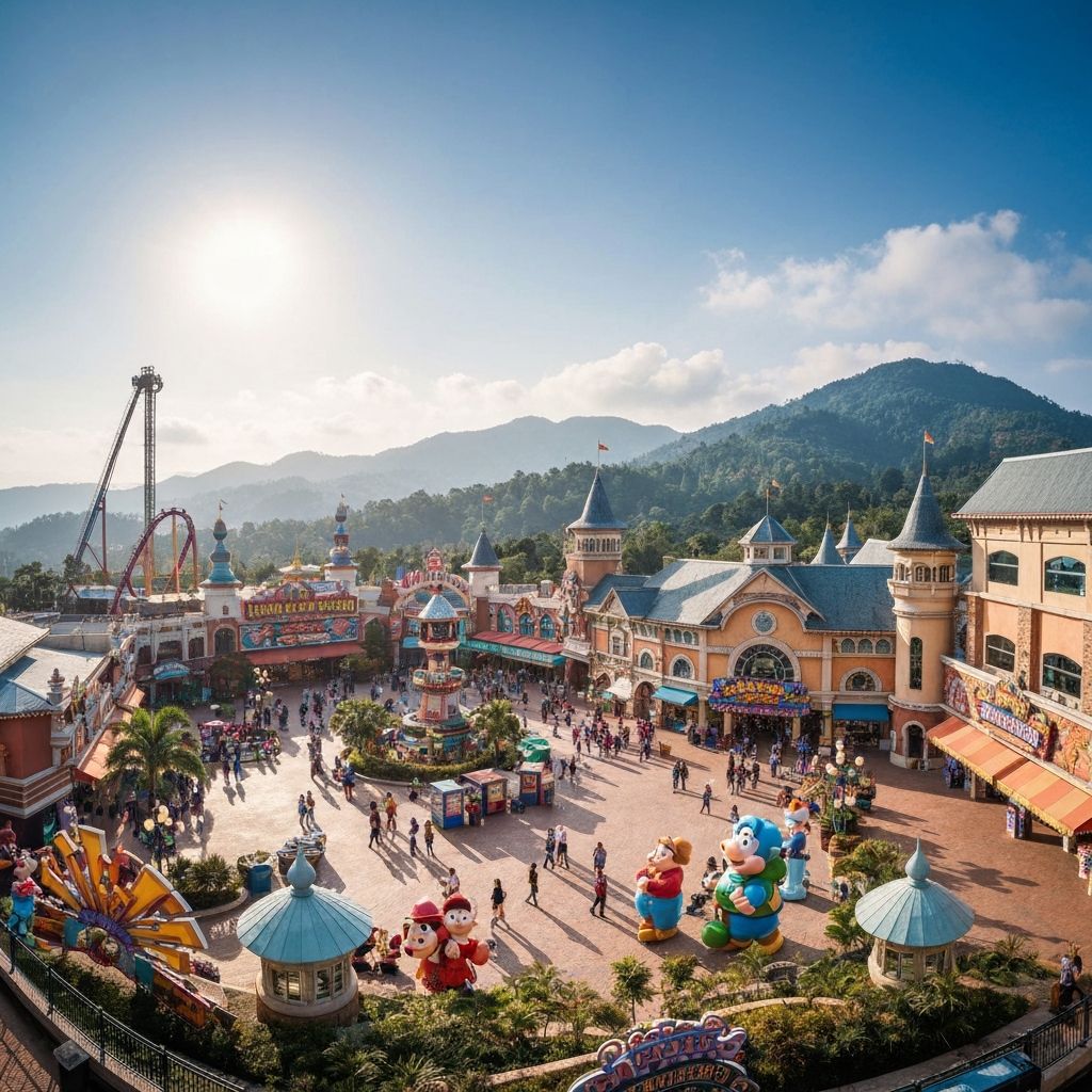 Genting Highlands theme park - Famous Malaysia tourist destination for eVisa visitors